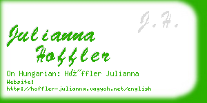 julianna hoffler business card